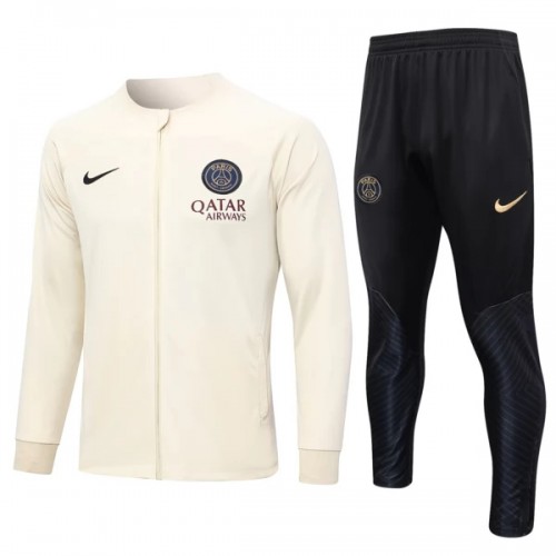 Paris Saint-Germain Cream Version Ensemble Vestes d'Entraînement 2023-24 Paris Saint-Germain Cream Version Ensemble Vestes d'Entraînement 2023-24